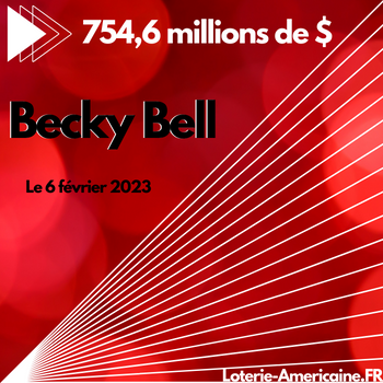 Becky Bell - gagnante Powerball