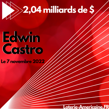 Edwin Castro - gagnant Powerball