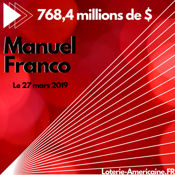 Manuel Franco - gagnant Powerball